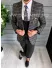 Sacou barbati in carouri slim fit B1537 P20-3.1